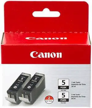 Canon PGI-5 Ink Cartridge - Dual Pack - Pigmented Black Canon PGI-5 Ink Cartridge - Dual Pack - Pigmented Black