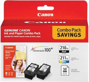 Canon PG-210 XL/CL-211 XL High Yield Ink Cartridge - Combo Pack - Black/Color