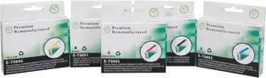 Green Project Compatible Ink Cartridge Replacement for Epson (2pc T0691 , 1pc T0692 , 1pc T0693 , 1pc T0694) 5 Pack