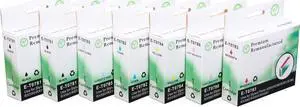 Green Project E-T0787(7pk) Ink Cartridge, Replacement for Epson, 340 Page Yield; Black, Cyan, Light Cyan, Yellow, Magenta, Light Magenta
