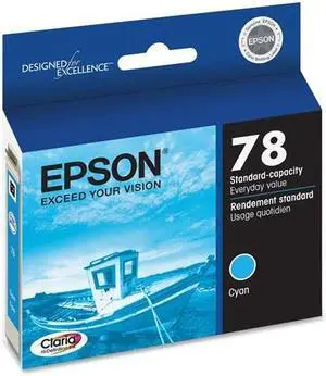 EPSON T078220 Ink Cartridge For Epson Stylus Photo RX580, R260, R380 Cyan
