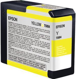 EPSON T580400 80 ml UltraChrome K3 Ink Cartridge Yellow