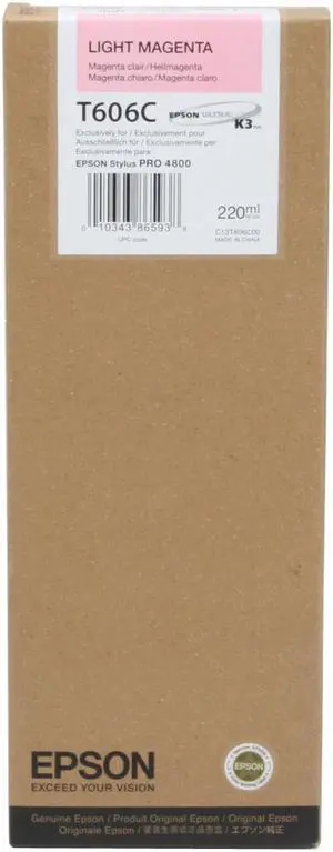 EPSON T606C00 High Capacity Cartridge Light Magenta