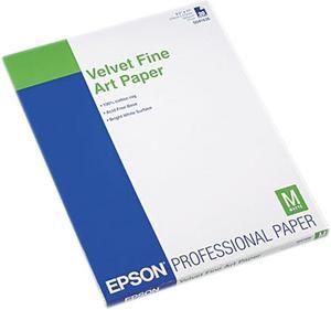 Epson S041636 Fine Art Paper Letter - 8.50" x 11" - 20 Sheet - White