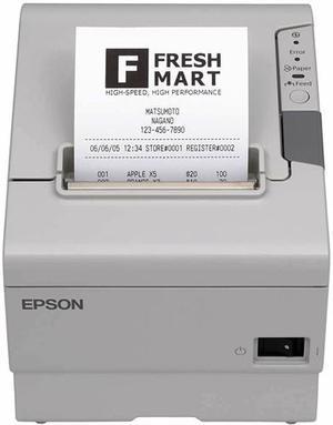 Epson TM-T88V 3" Single-station Thermal Receipt Printer, USB, Serial, White - C31CA85014