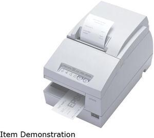 Epson TM-U675 Multifunction Impact Printer without MICR + Auto Cutter – Cool White C31C283012
