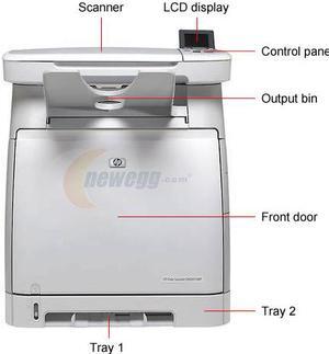 HP Color LaserJet CM1017 CB395A MFC / All-In-One Up to 8 ppm 600 x 600 dpi Color Print Quality Color Ethernet (RJ-45) / USB Laser Printer