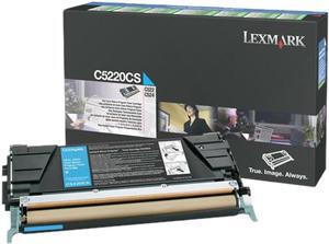 Lexmark C5220CS Return Program Toner Cartridge - Cyan