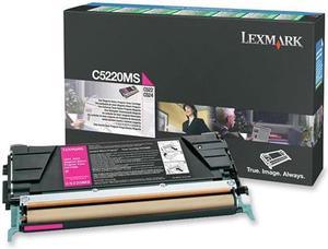 Lexmark C5220MS Return Program Toner Cartridge - Magenta