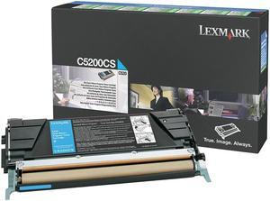 Lexmark C5200CS Return Program Toner Cartridge - Cyan