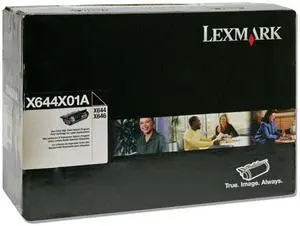 Lexmark X644X01A Extra High Yield Return Program Toner Cartridge - Black