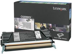 Lexmark C5200KS Return Program Toner Cartridge - Black