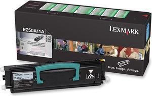 Lexmark E250A11A Return Program Toner Cartridge - Black