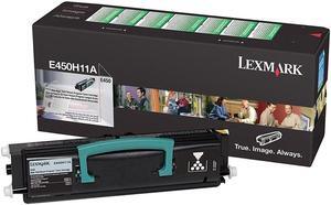 Lexmark E450H11A High Yield Return Program Toner Cartridge - Black
