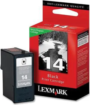 Lexmark 14 Return Program Ink Cartridge - Black