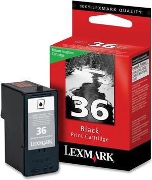 Lexmark 36 Return Program Ink Cartridge - Black