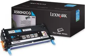 Lexmark X560H2CG High Yield Toner Cartridge - Cyan