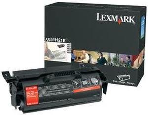 Lexmark X651H21A High Yield Toner Cartridge - Black