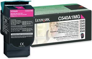 Lexmark C540A1MG Return Program Toner Cartridge - Magenta