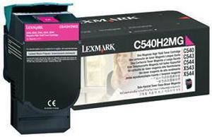 Lexmark C540H2MG High Yield Toner Cartridge - Magenta