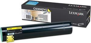 Lexmark C930H2YG High Yield Toner Cartridge - Yellow