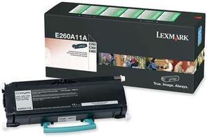 Lexmark E260A11A Return Program Toner Cartridge - Black