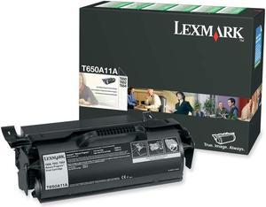 Lexmark T650A11A Return Program Toner Cartridge - Black