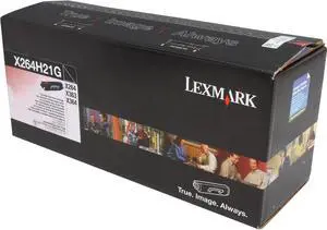 Lexmark X264H21G High Yield Toner Cartridge - Black