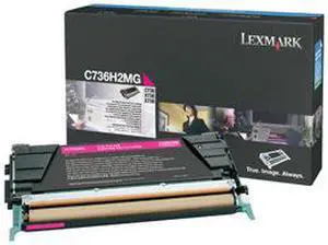 Lexmark C736H2MG Toner Cartridge - Magenta