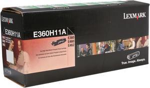 Lexmark E360H11A High Yield Return Program Toner Cartridge - Black