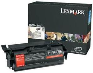 Lexmark T650H21A High Yield Return Program Toner Cartridge - Black