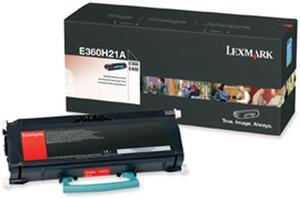 Lexmark E360H21A High Yield Toner Cartridge - Black