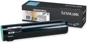 Lexmark X945X2KG High Yield Toner Cartridge - Black