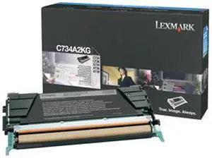 Lexmark C734A2KG Toner Cartridge - Black
