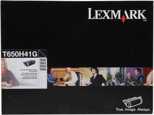 Lexmark T650H41G High Yield Return Program Toner Cartridge - Black
