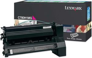 Lexmark C780H1MG High Yield Return Program Toner Cartridge - Magenta