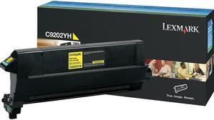 Lexmark C9202YH Toner Cartridge - Yellow
