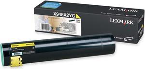 Lexmark X945X2YG High Yield Toner Cartridge - Yellow
