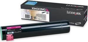 Lexmark X945X2MG High Yield Toner Cartridge - Magenta