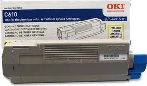 Oki Data 44315301 Toner Cartridge - Yellow