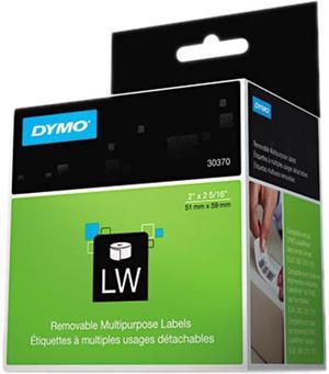 DYMO 30370 Multipurpose Labels, 2 x 2 5/16, White, 250/Box
