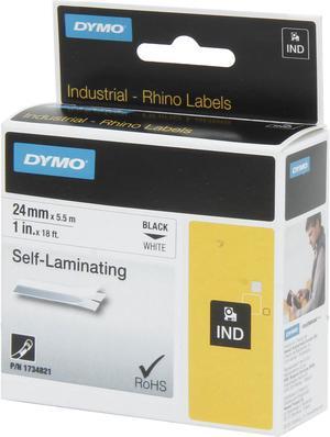 DYMO 1734821 Self Laminating Thermal Label - 1" Width x 216" Length - White