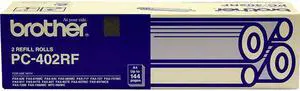 Brother PC402RF Ribbon Cartridge - Dual Pack - Black