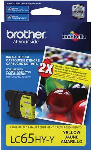 Brother LC65HYY High Yield Innobella Ink Cartridge - Yellow