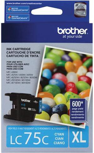 Brother LC75C High Yield Innobella Ink Cartridge - Cyan