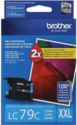 Brother LC79C Super High Yield Innobella Ink Cartridge - Cyan