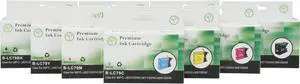 Green Project Compatible Ink Cartridge Replacement for Brother LC79 (4 Black 2 Cyan 2 Magenta 2 Yellow) 10 Pack