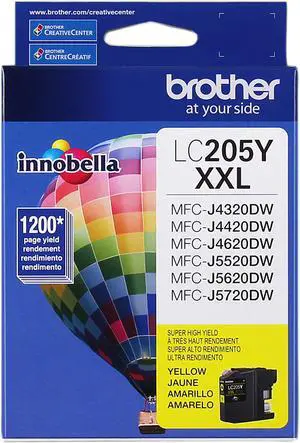 Brother LC205Y Super High Yield Innobella Ink Cartridge - Yellow