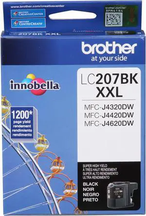 Brother LC207BK Super High Yield Innobella Ink Cartridge - Black
