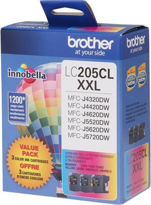 Brother LC2053PKS High Yield Innobella Ink Cartridge - Combo Pack - Cyan/Magenta/Yellow